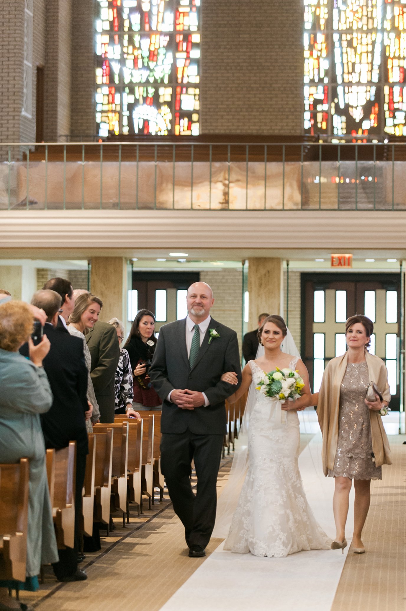 bride walking down the aisle