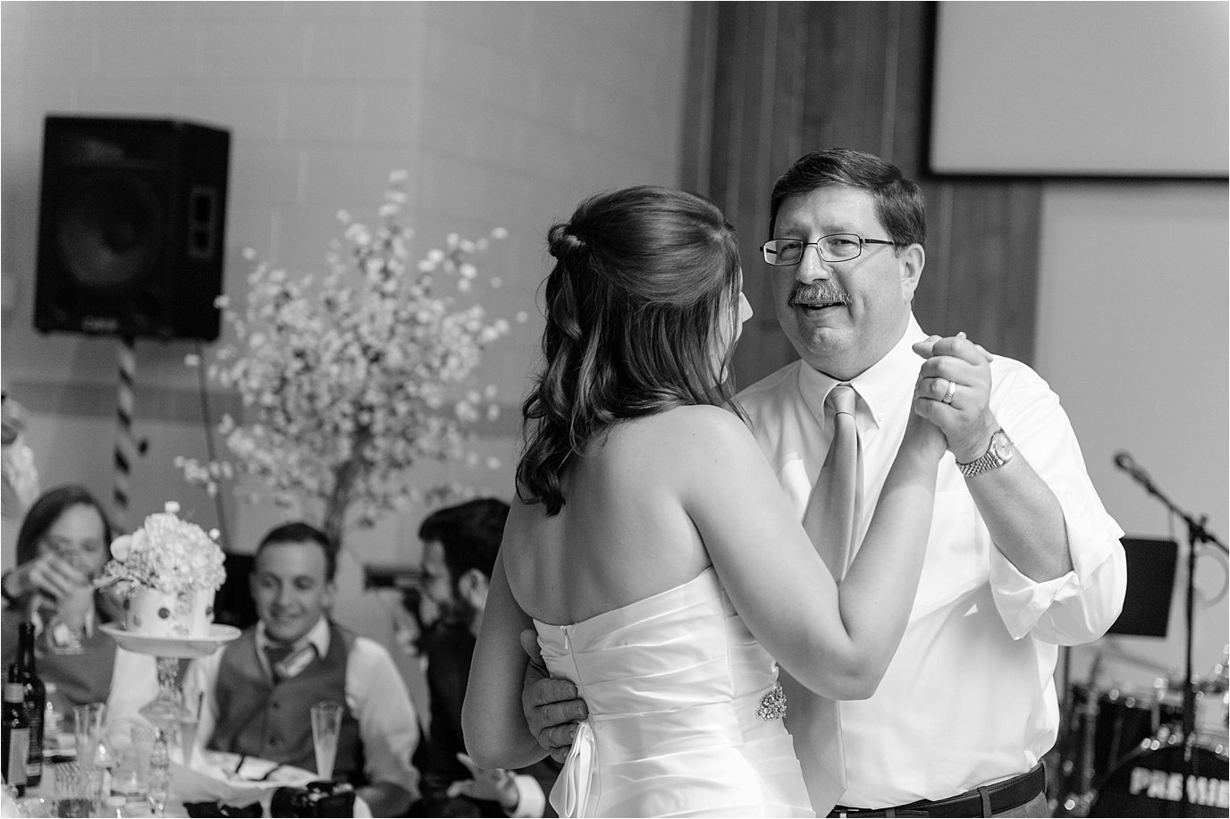 Michelle dances with her dad