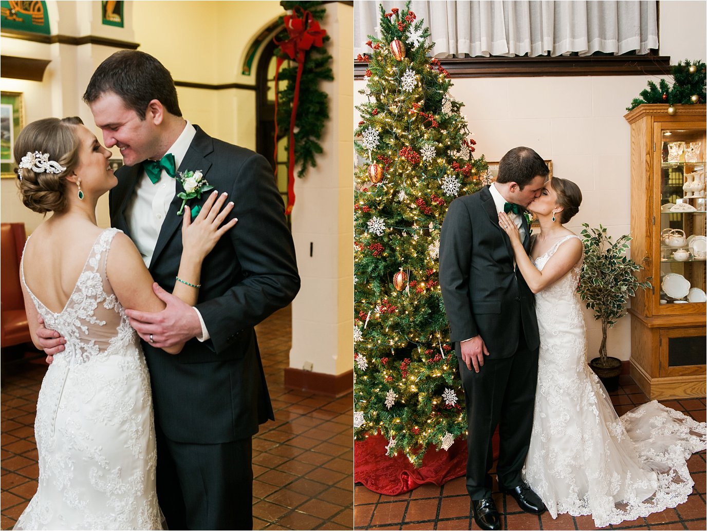 bride and groom at Irish American Heritage Center